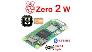 Raspberry Pi Zero 2 W - Quad-core and 64-bit CPU