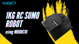 Build 1KG RC Sumo Robot using MDDRC10