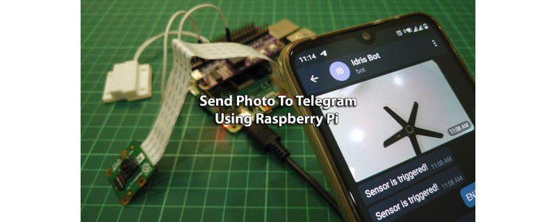 Send Photo of Burglar To IoT Telegram Bot Using Raspberry Pi