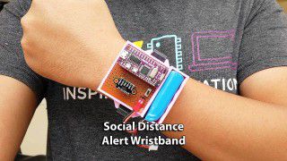Social Distance Alert Wristband Using Arduino (Maker Nano)