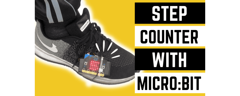Step Counter With Microbit