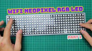 WiFi Neopixel RGB LED using CircuitPython