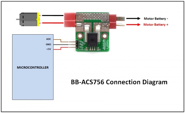 Acs756 схема включения