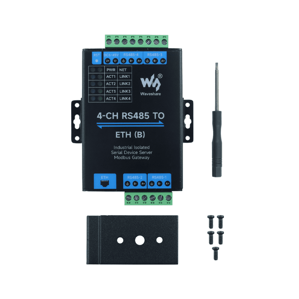 Thiết bị Chuyển đổi 4 kênh RS485 sang Ethernet RJ45 chuẩn Công nghiệp