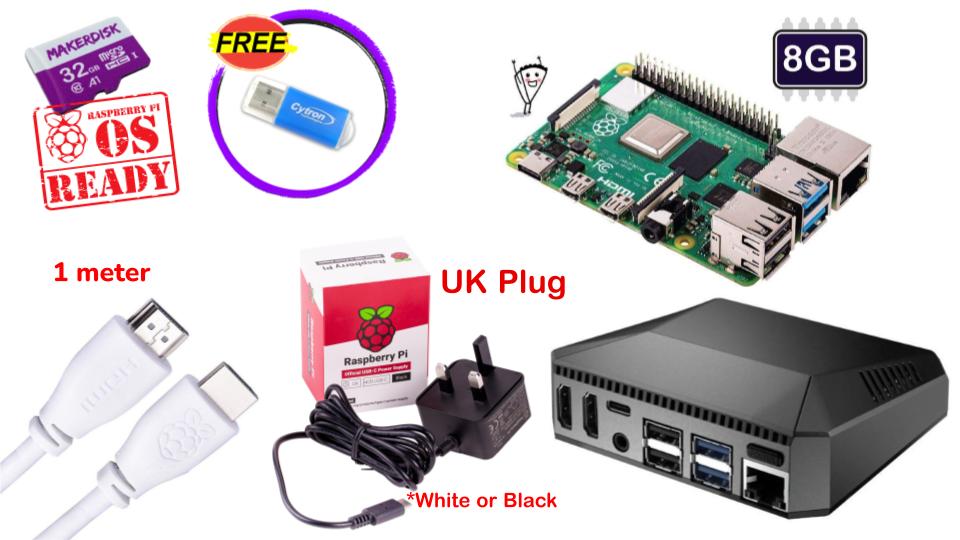 Raspberry Pi 4 Model B 8GB And Kits