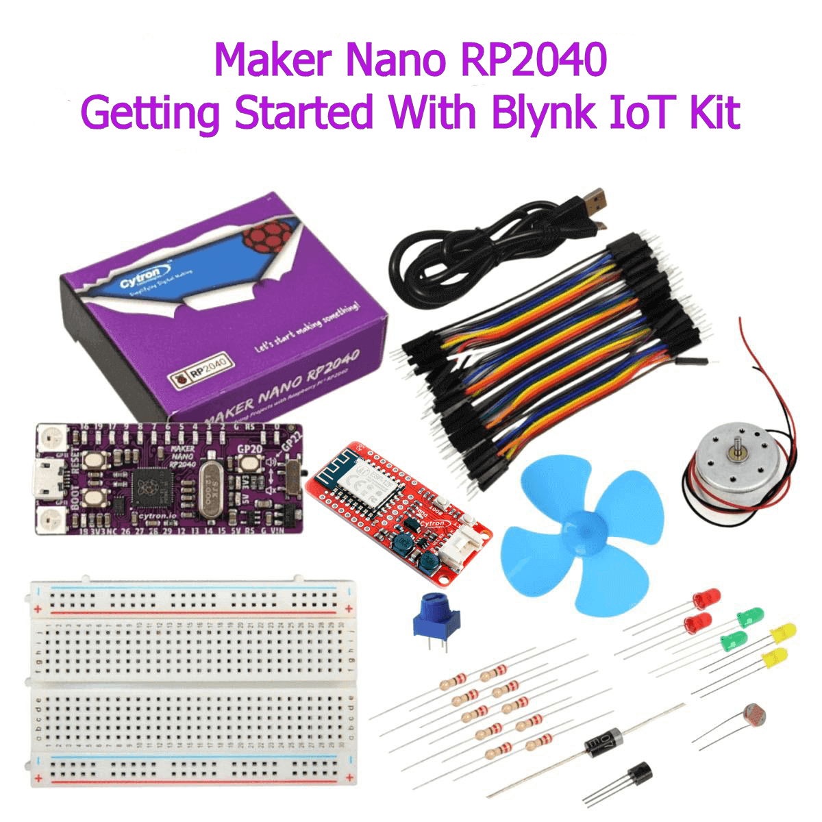 Maker Nano Rp2040 Getting Started Kits 9318