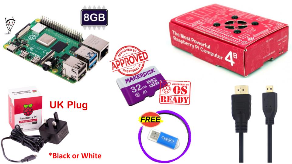 Buy Sania Box: Raspberry Pi 4 Based DIY Computer Kit