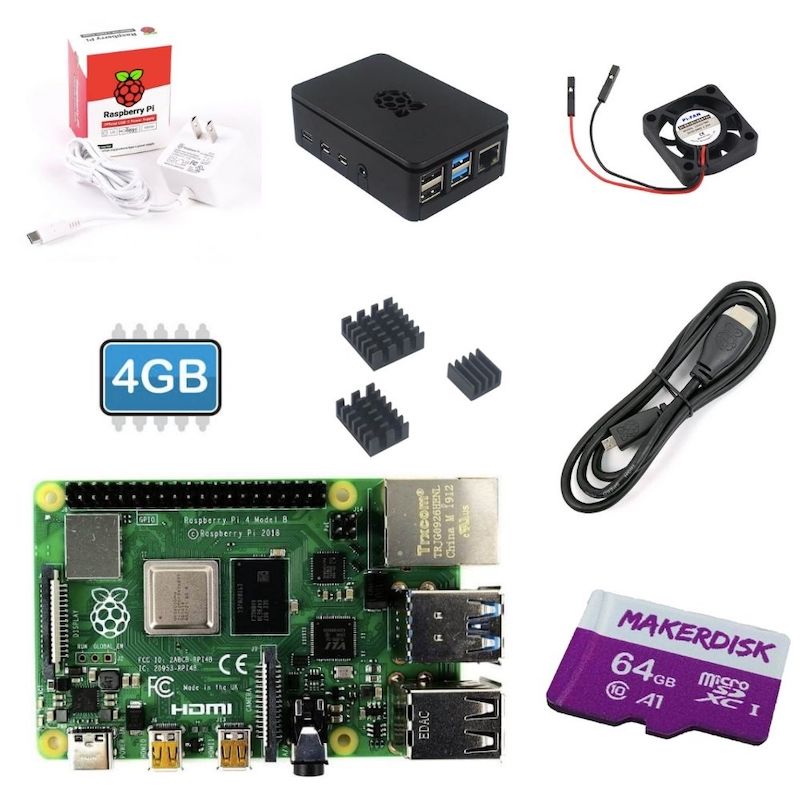 Raspberry Pi 4 Model B 4GB And Kits