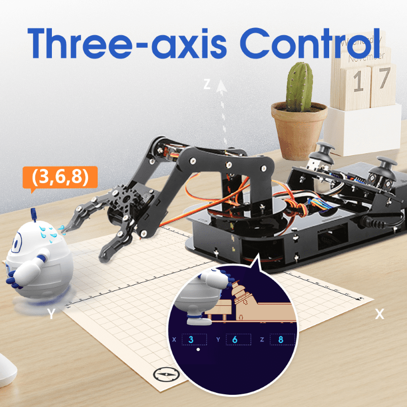 Programmable 4 DOF Robot Arm Kit