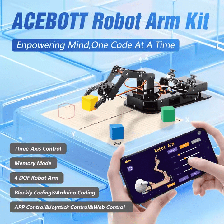 Programmable 4 DOF Robot Arm Kit