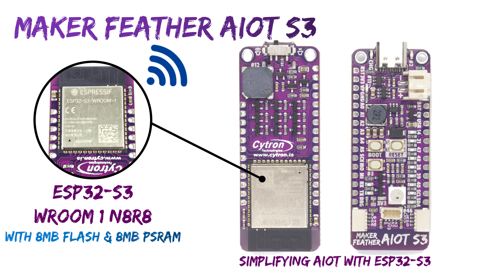 Maker Feather AIoT S3: Simplifying AIoT with ESP32