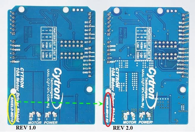 arduino motor shield comparison - back