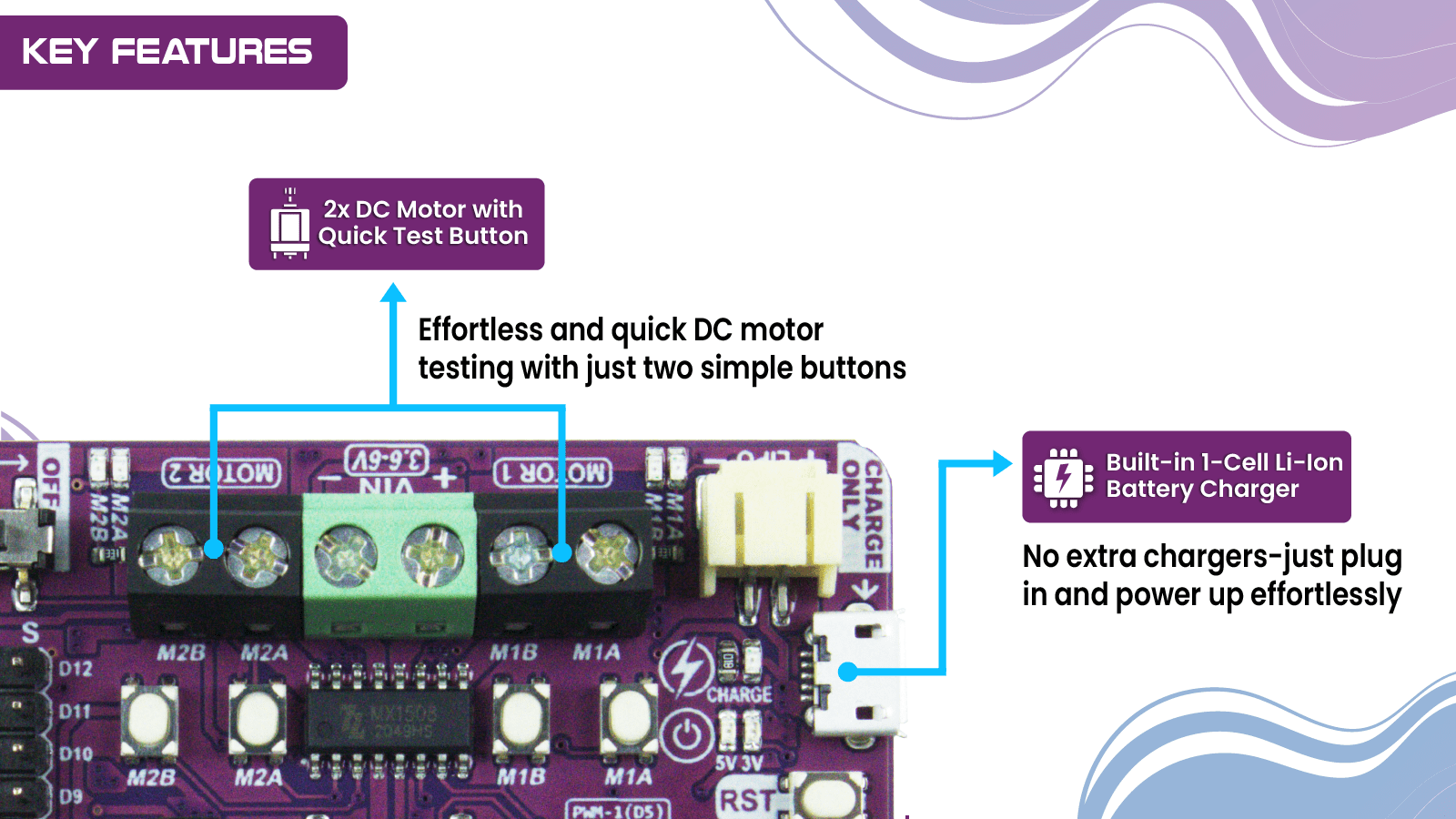 Robo Uno Shield for Arduino - The All-In-One Robotics Shield