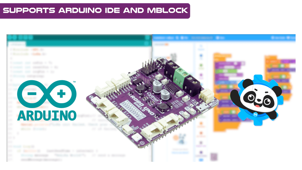 Robo Uno Shield for Arduino - The All-In-One Robotics Shield