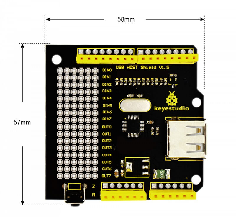 arduino usb host shield motor