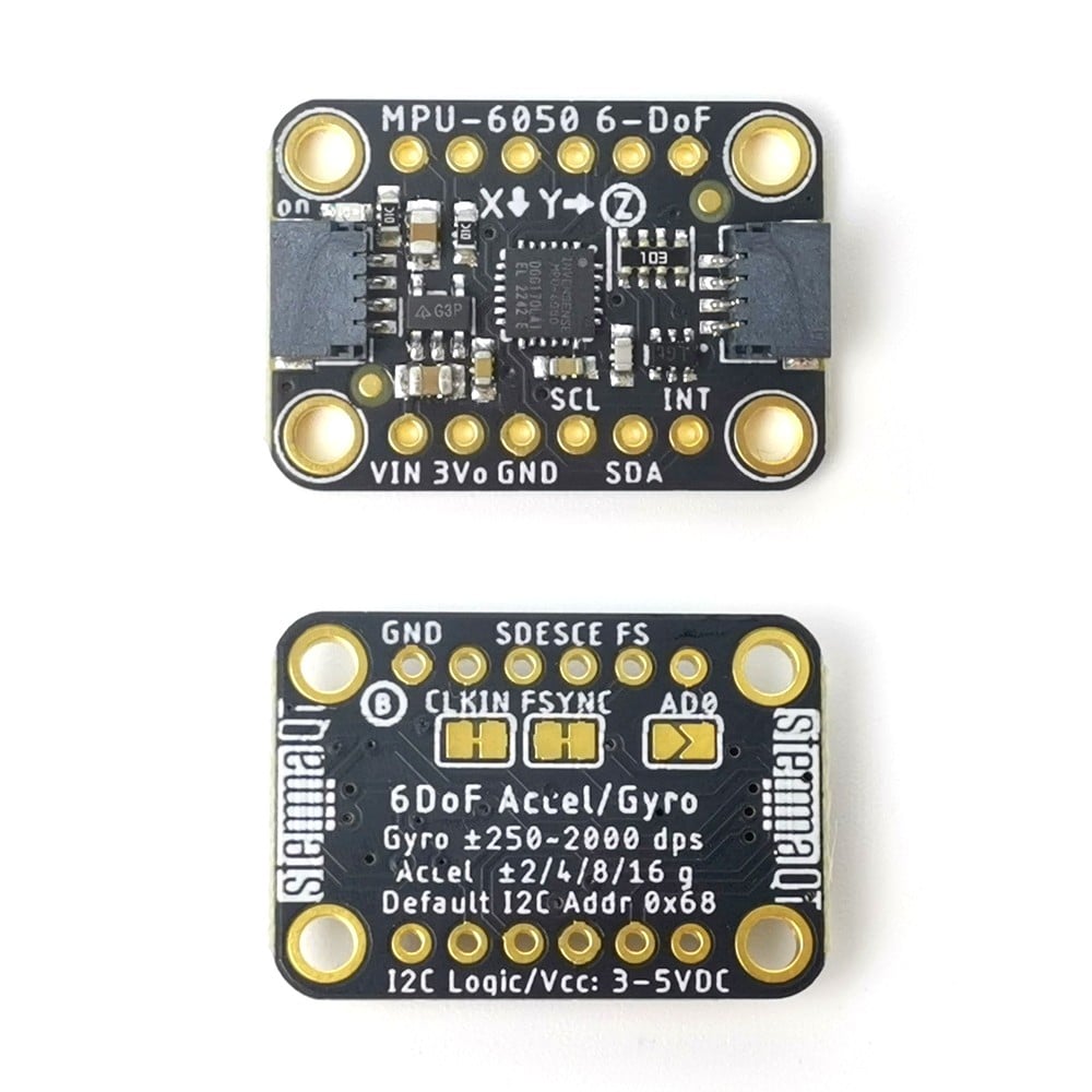 Adafruit Mpu 6050 6 Dof Accel And Gyro Sensor Stemma Qt Qwiic