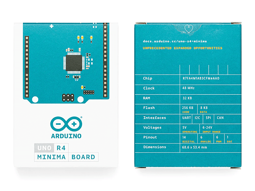 Arduino UNO R4 WiFi - Renesas RA4M1 / ESP32-S3 - Wi-Fi, Bluetooth, USB-C,  CAN, DAC, OP AMP, Qwiic Connector, 12x8 LED Matrix