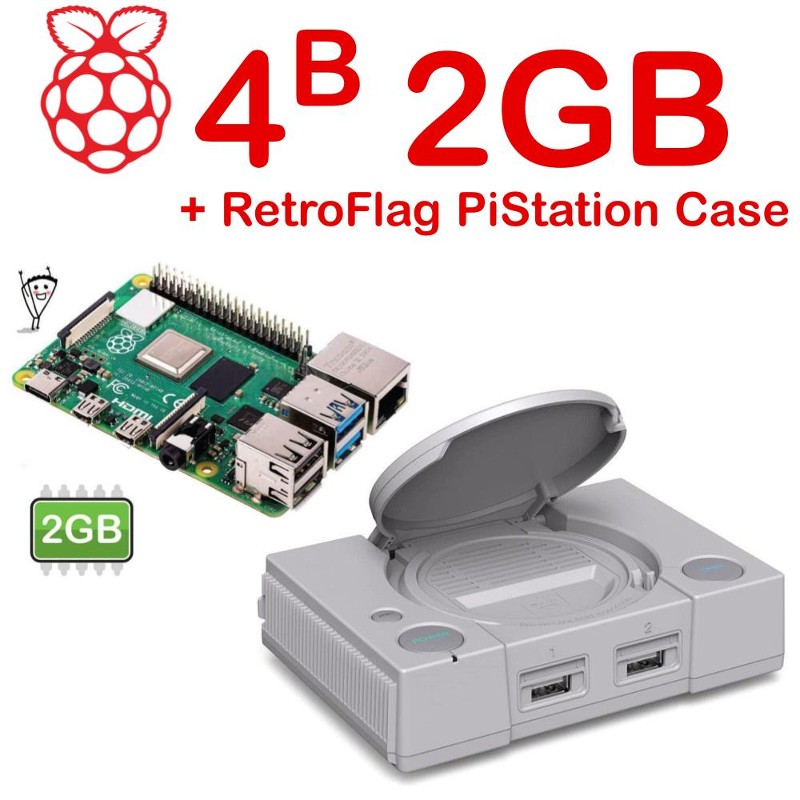 Raspberry Pi 4B 8GB with RetroFlag PiStation Case