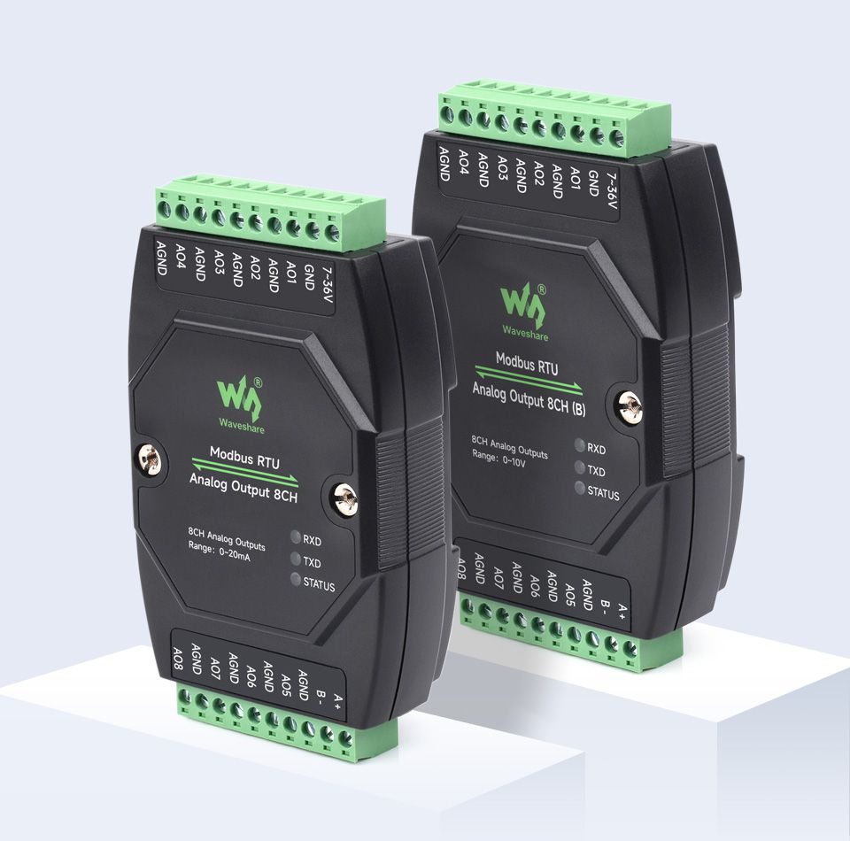 Industrial 8-Ch Analog Output Module