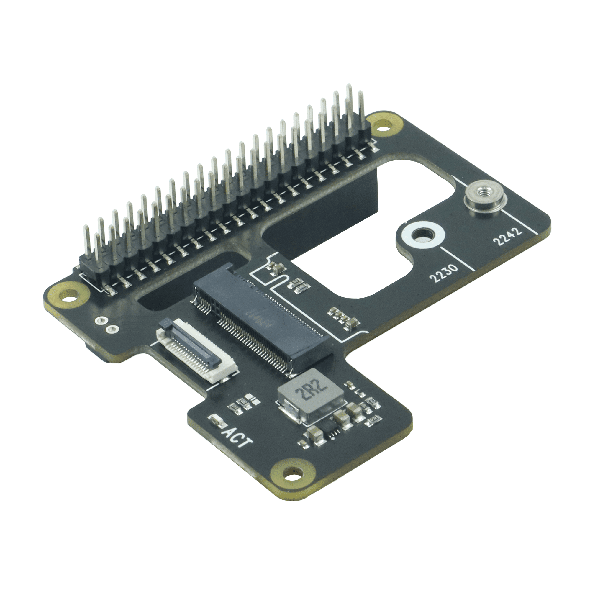 PCIe Hat for Raspberry Pi 5 with MakerDisk NVMe SSD - X1000