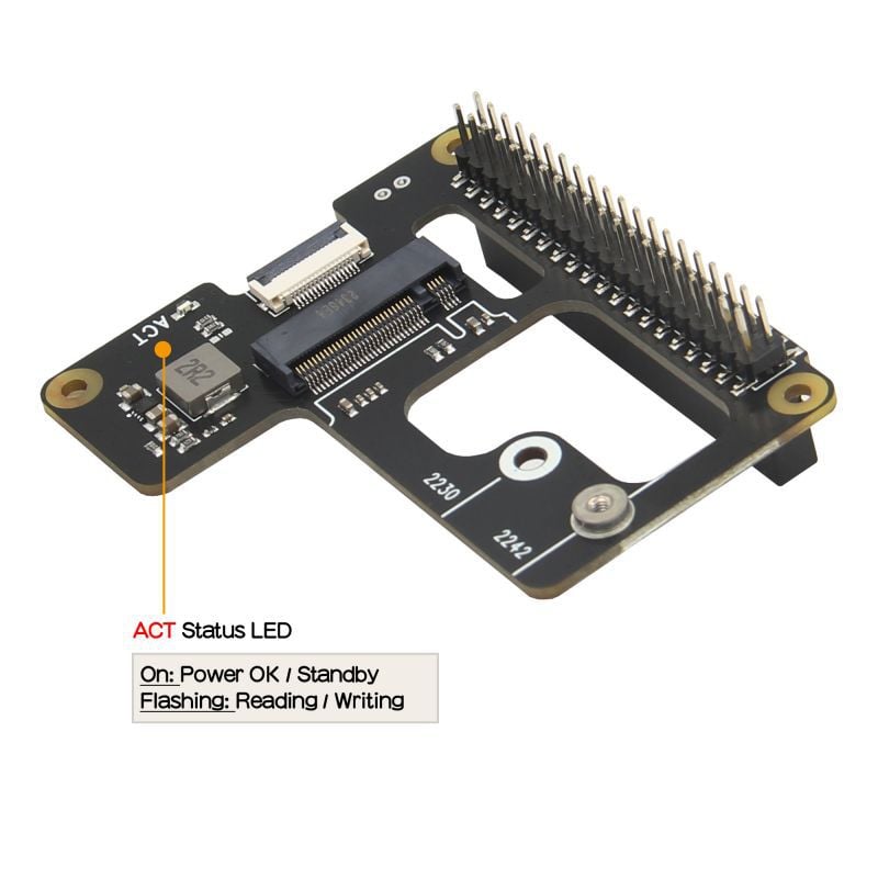 PCIe Hat For Raspberry Pi 5 With MakerDisk NVMe SSD