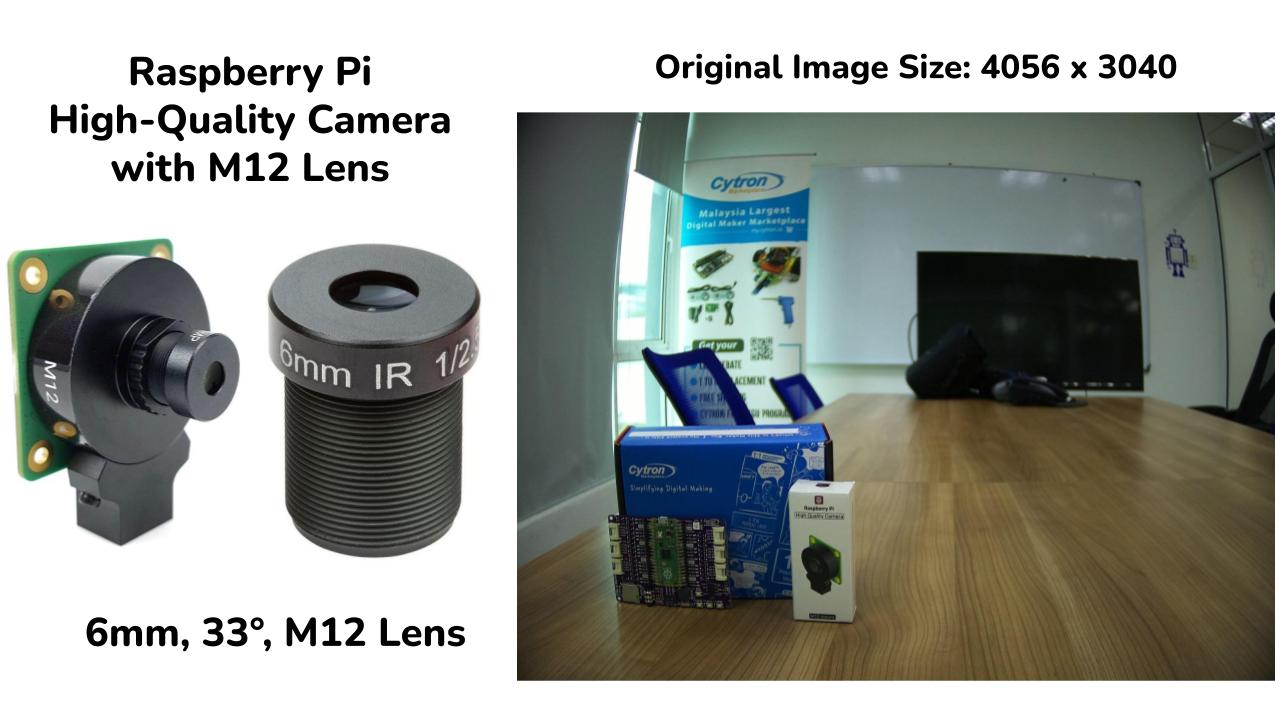 Official Raspberry Pi HQ Camera M12 and Lenses