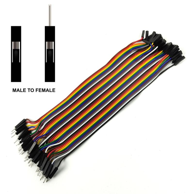 10CM, F/F Square Head 0.1 26AWG 5 Colors Now with 30% More Red and Black F/F Jumpers Wires Cables Total 130-Pack by Hellotronics Premium Female to Female Breadboard Jumper Wires FF 