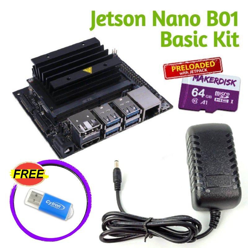 Jetson Nano Developer Kit ＋電源アダプタ（完全セット） Jetson Nano Developer Kit ＋電源アダプタ（完全セット）