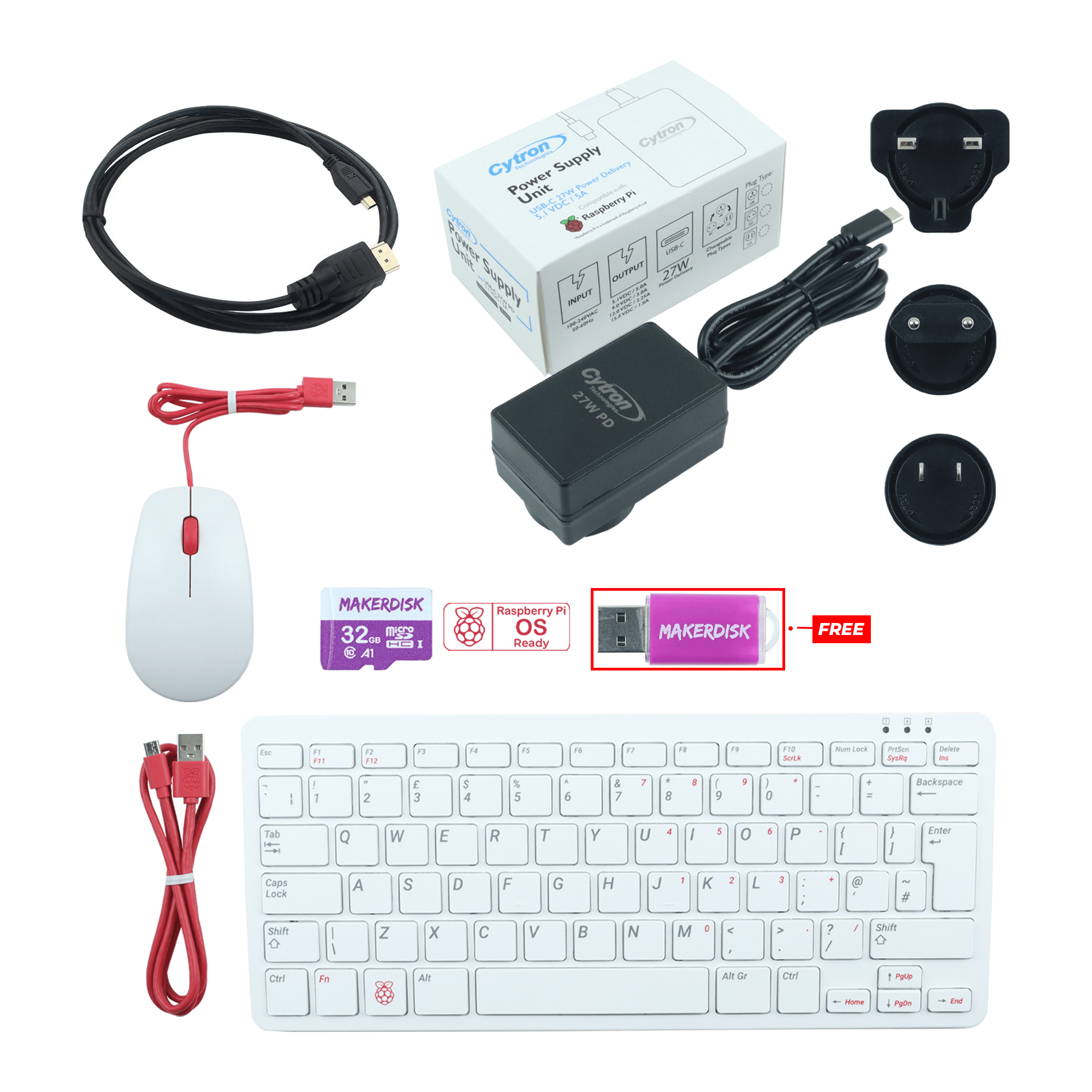 Raspberry Pi 400 Keyboard Computer and Kits