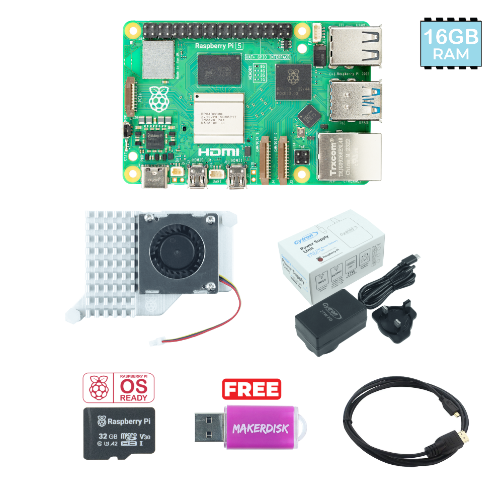 Raspberry Pi 5 /8GB スターター キット 6点セット 二万円分