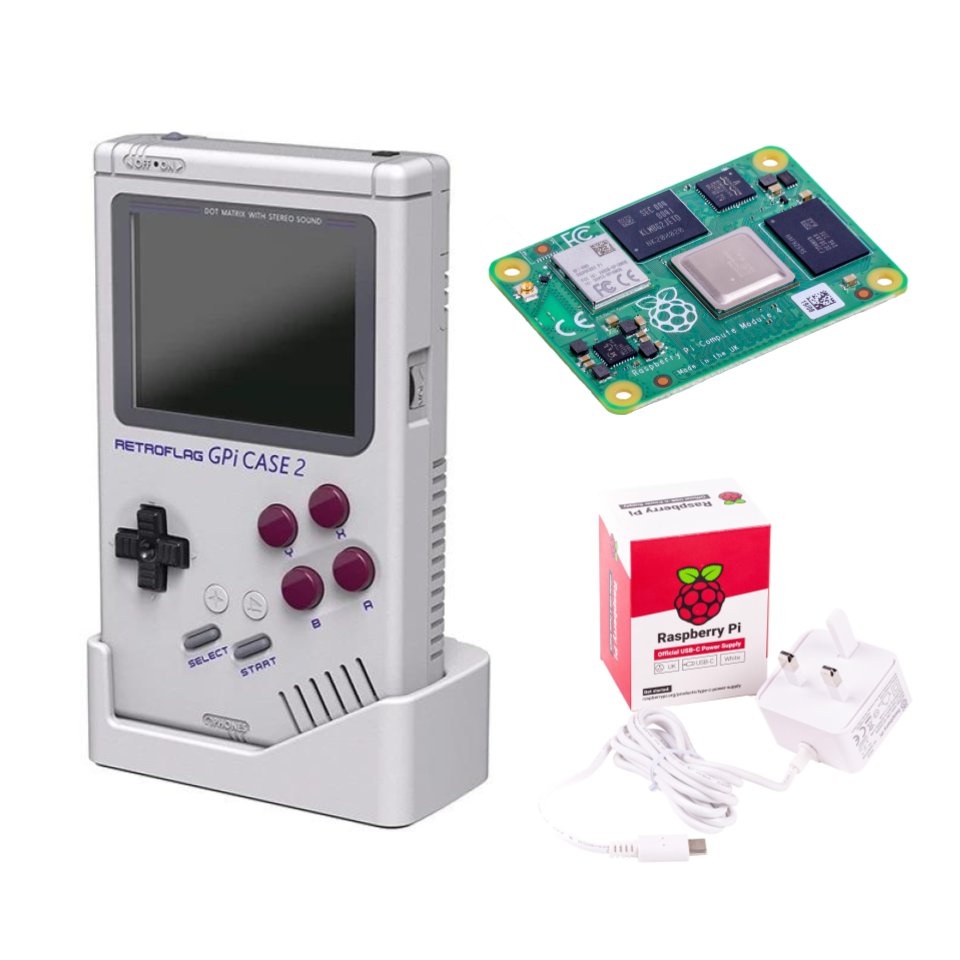 RetroFlag GPi Case 2 + store Raspberry Pi CM4 Bundle