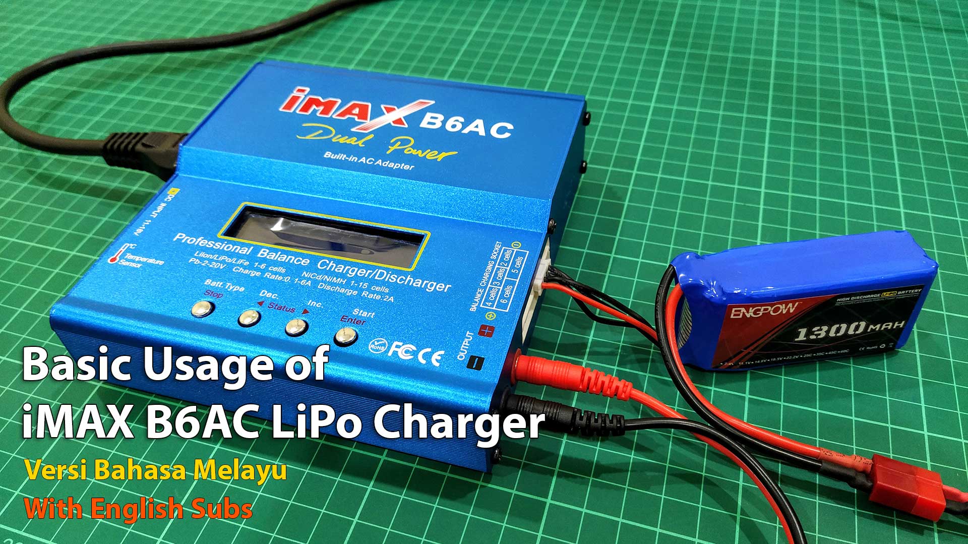Basic Usage of iMAX B6AC LiPo Charger