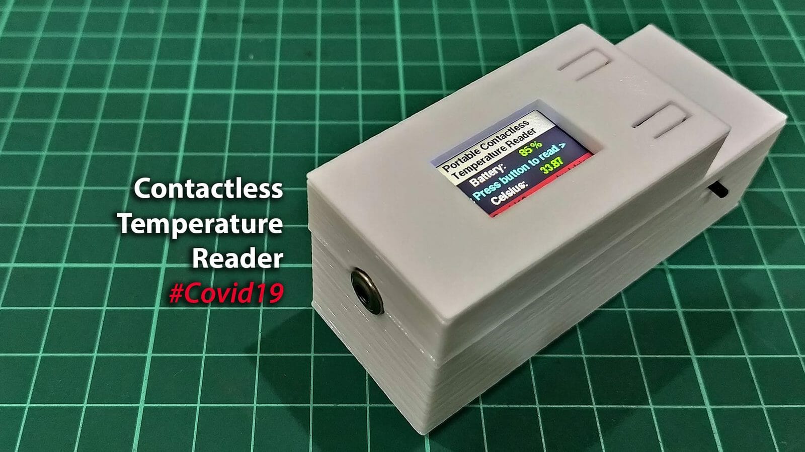 Build Your Own Portable Contactless Temperature Reader