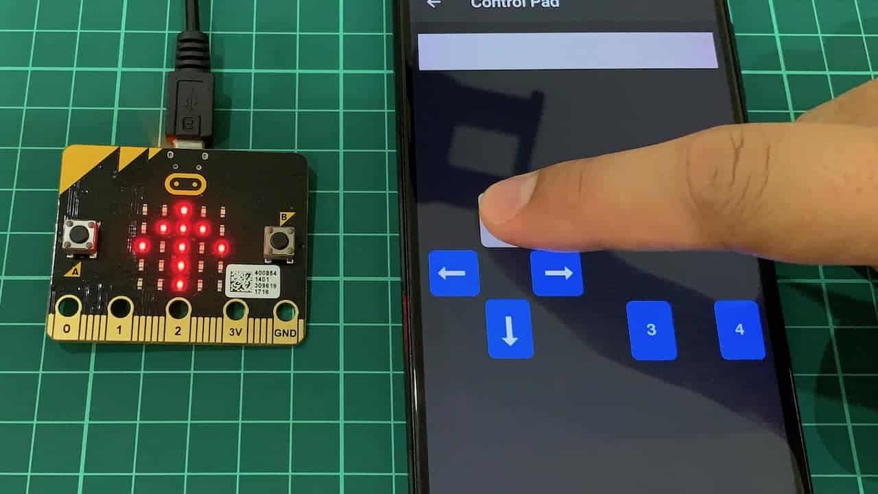 Control Your micro:bit Using Adafruit Bluetooth App