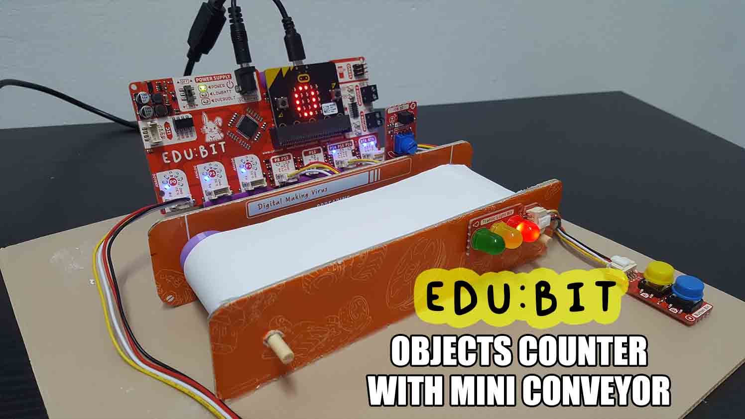 EDU:bit Objects Counter with Mini Conveyor