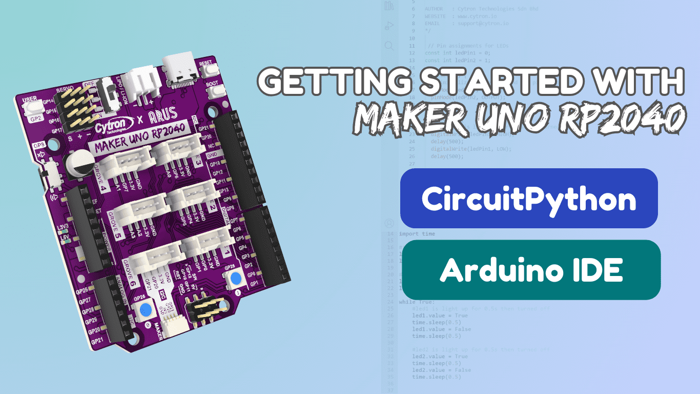 Getting Started with Maker Uno RP2040