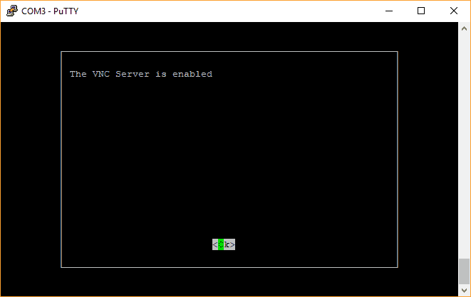 VNC is enabled