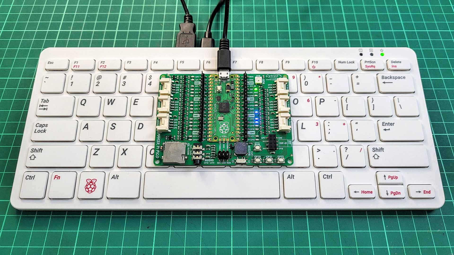 Keyboard Emulator Using Raspberry Pi Pico (Maker Pi Pico) and CircuitPython