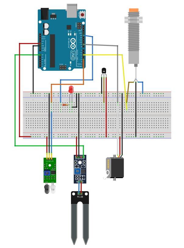 waste segregator circuit connection