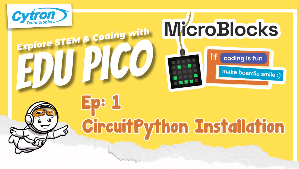 Microblocks with EDU PICO : CircuitPython Installation