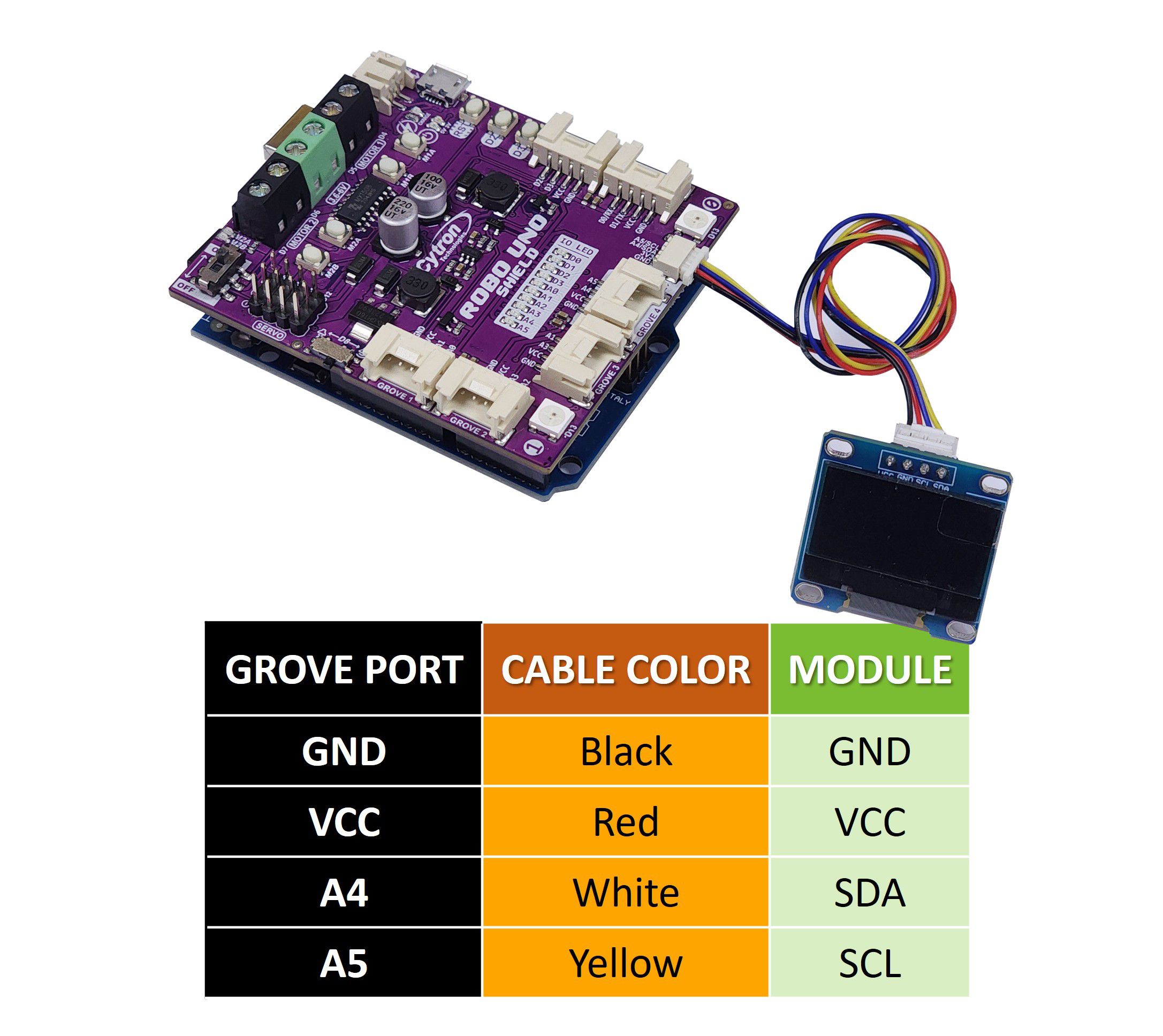Displaying Text on SSD1315 OLED module via I2C
