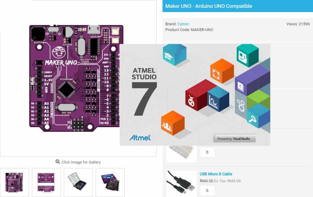 How To Program Arduino (Maker UNO) Using Atmel Studio