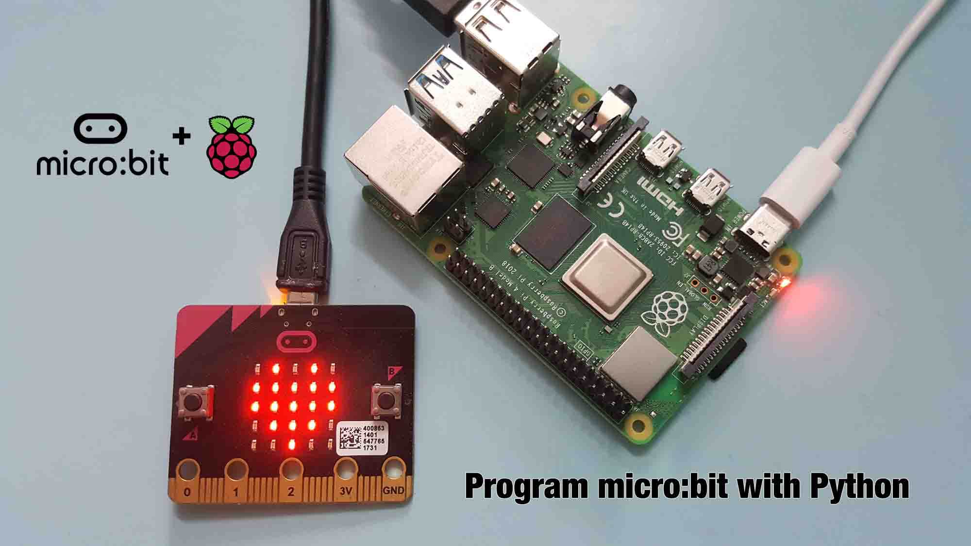 Program micro:bit With Python Using Raspberry Pi