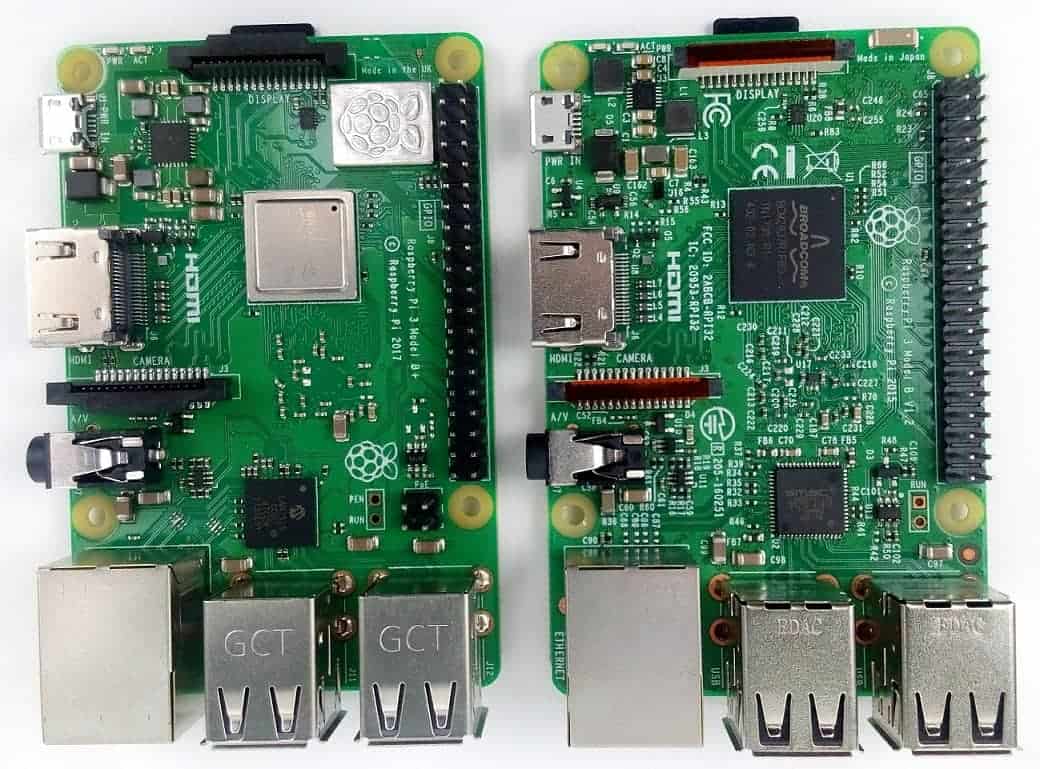 Raspberry Pi 3 modèle B +, Original Pi3 B Plus Pi 3B avec WiFi et