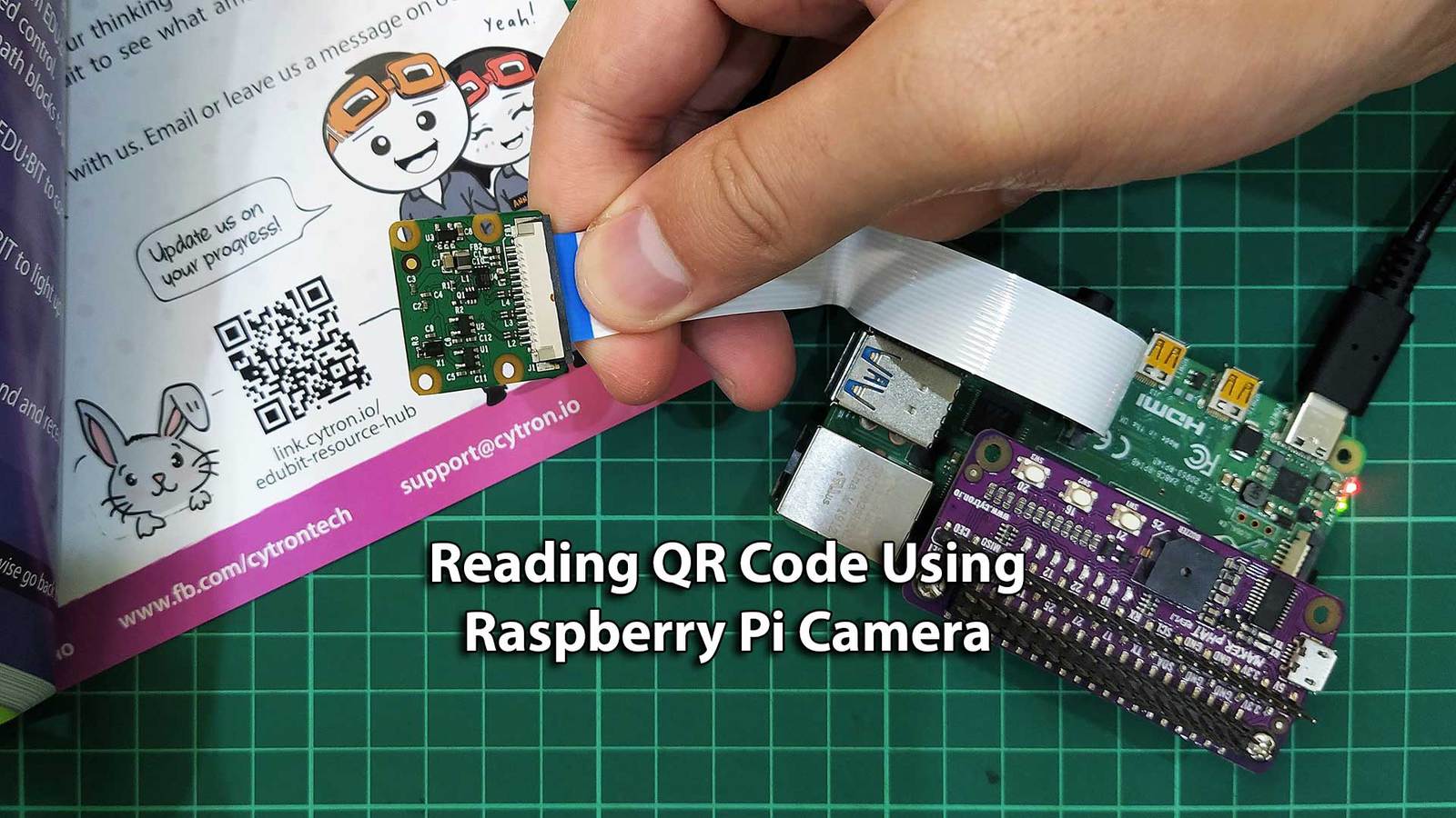 Reading QR Code Using Raspberry Pi Camera
