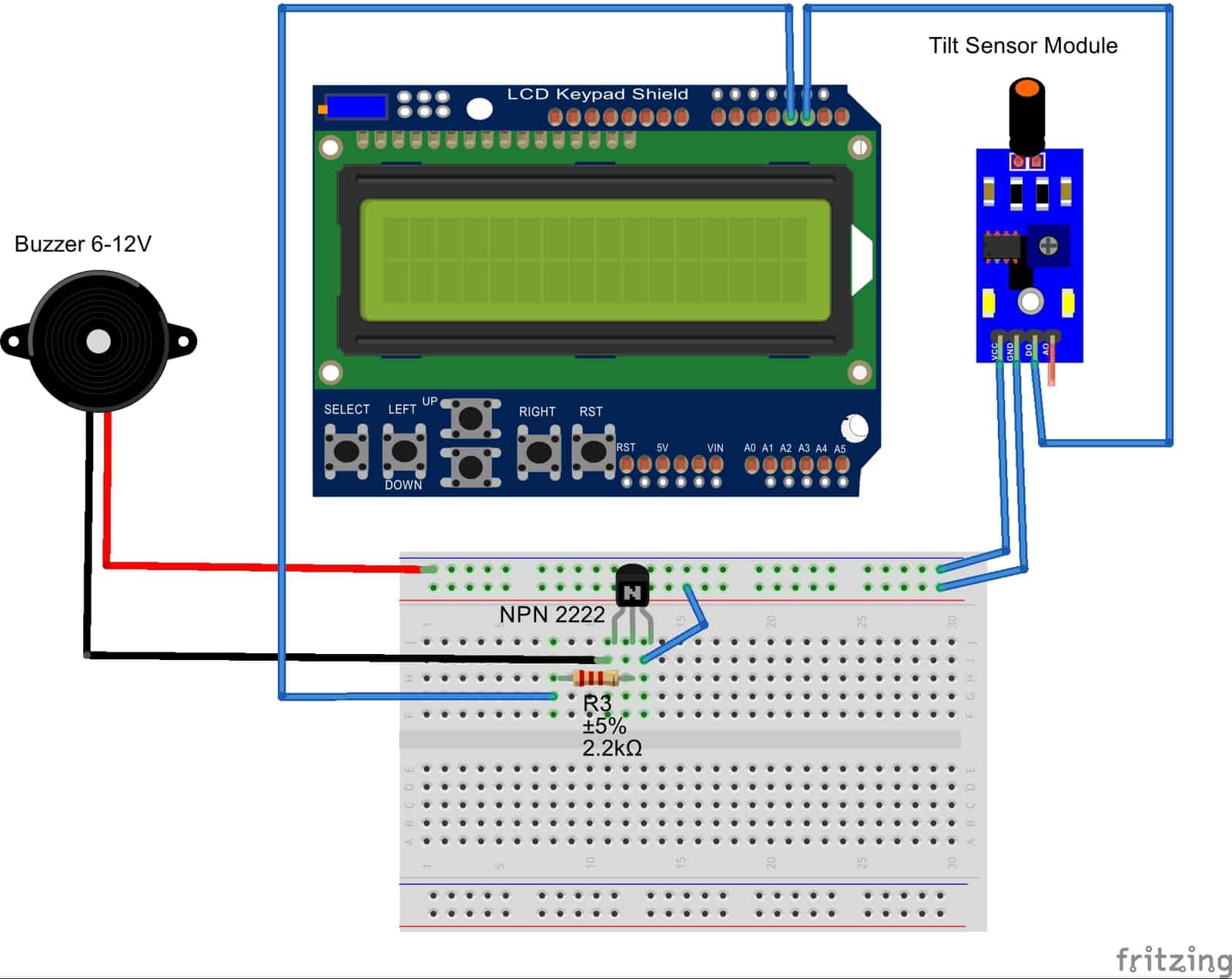 Kit Arduino  Sensor Tilt