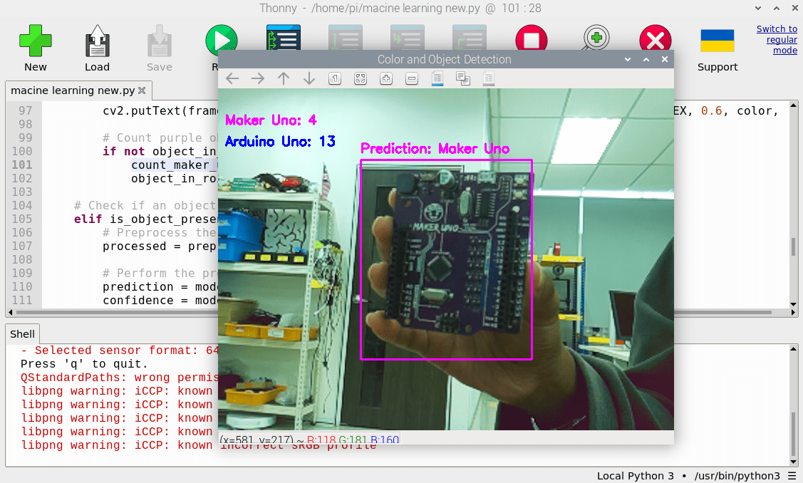 Smart Vision: Arduino Detection with AI on Raspberry Pi 5