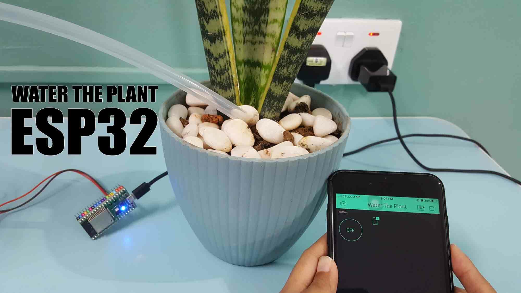 Water The Plant Using ESP32 and Blynk App.